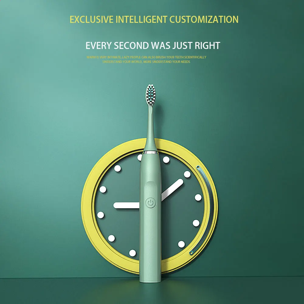 Электрический Зубная щётка для взрослых с таймером Sonic зубная BatteryTooth кисти