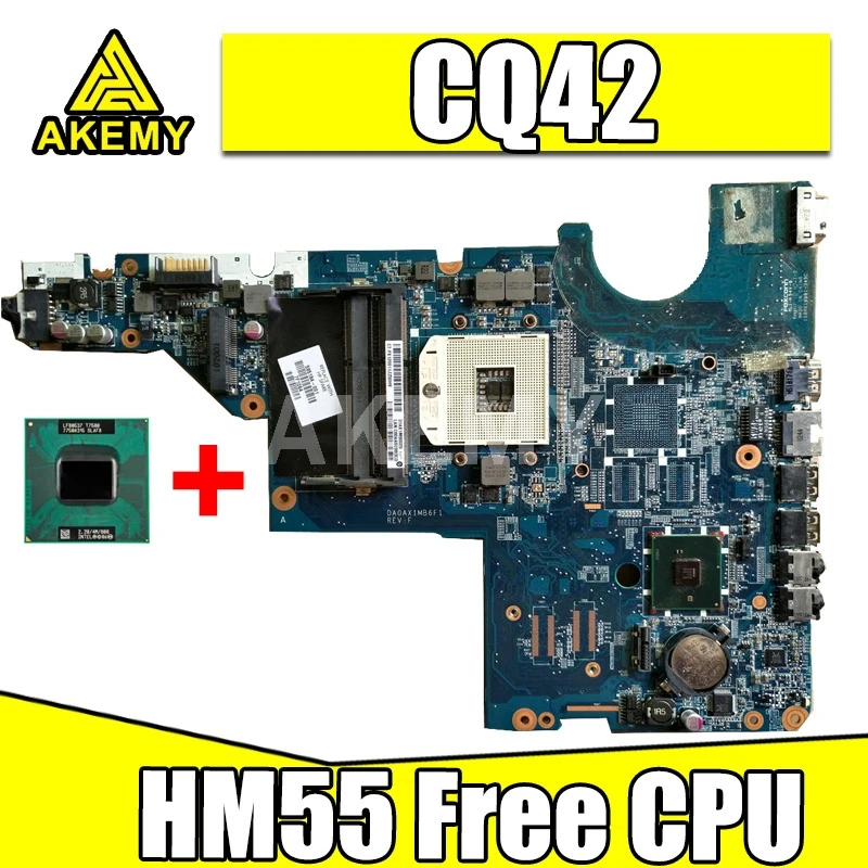 

595184-001 595184-501 для HP Pavillion CQ42 CQ62 G42 G62 HM55 DA0AX1MB6F0 DA0AX1MB6H1 HM55 материнская плата для ноутбука
