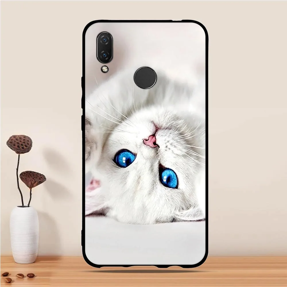 Чехол для huawei P Smart Plus 6,", чехол на заднюю панель, силиконовый, с рисунком, симпатичные, из мягкого ТПУ, Coque Capa Funda для huawei Nova 3i, чехол