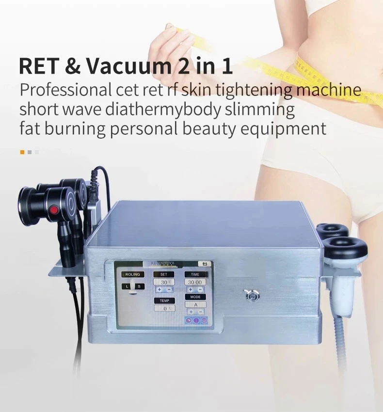 

Tecar therapy monopolar RF diathermy machine RET CET indiba body shaping sliming face lift skin tightening machine