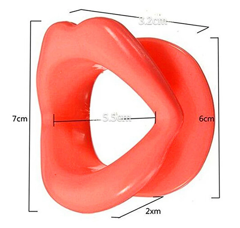 Силиконовый тренажер для лица резиновый мышц против морщин губ рта мундштук уход