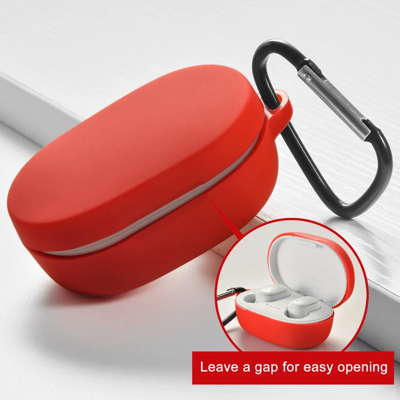 Red Case TWS беспроводные наушники Bluetooth 5,0 стерео наушники с защитным чехлом с зарядным устройством mi c PK mi Redmi Airdots - Цвет: Red Case