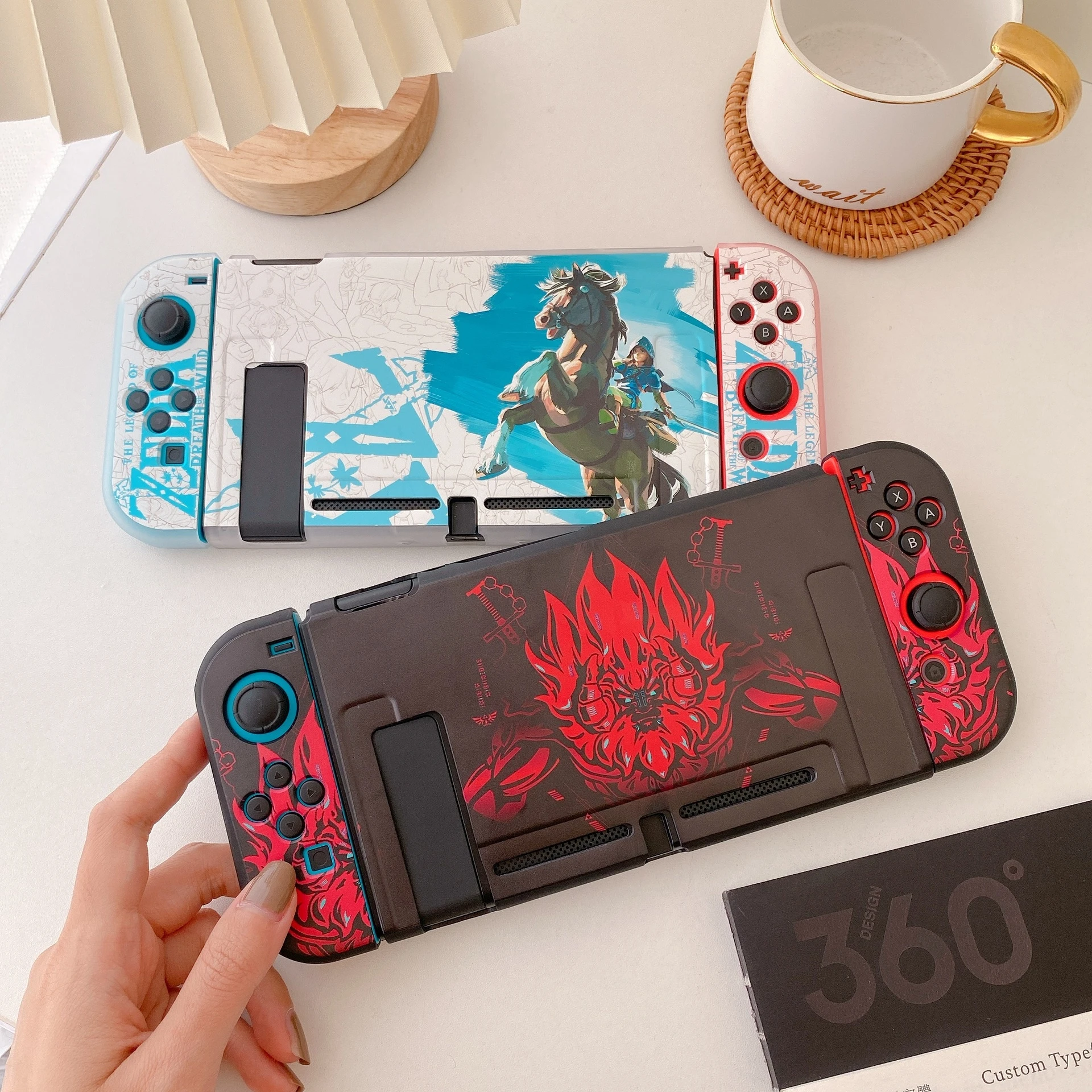 

Zelda Theme For Switch Protective Shell NS Controller Joy-Con Split Soft Cover Protection Case For Nintendo Switch Accessories
