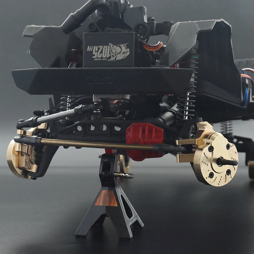 Латунные весы портал поворотный кулак оси корпус для 1:10 RC Crawler Axial SCX10 III AXI03007 и
