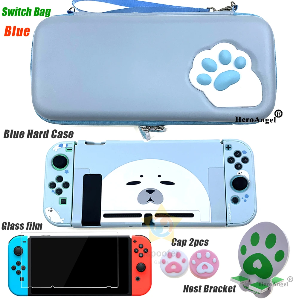 Защитный чехол для Nintendo Switch Портативная сумка с когтями хранения аксессуар
