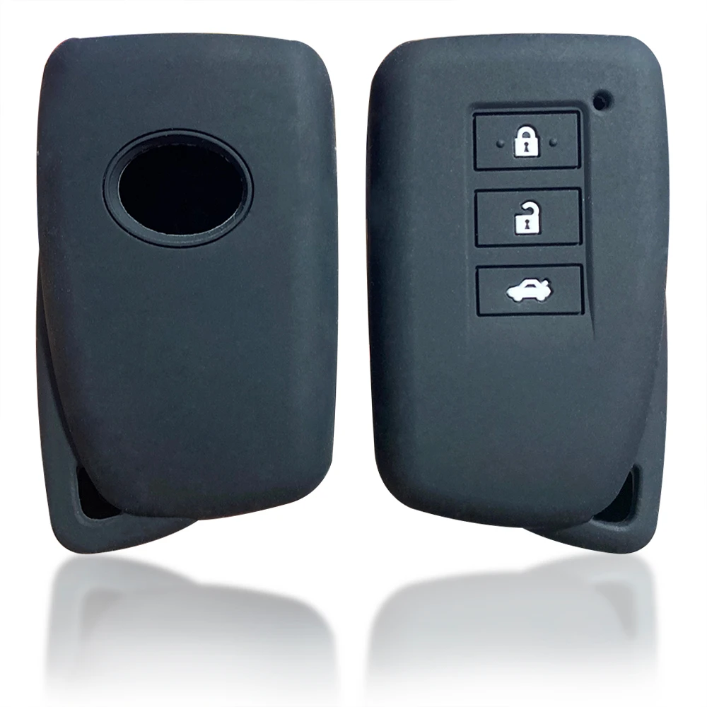 Силиконовый чехол для ключей Lexus NX 2020 LX IS GS RX300 RX450 2016 2017 2018 2019 3 кнопки аксессуары