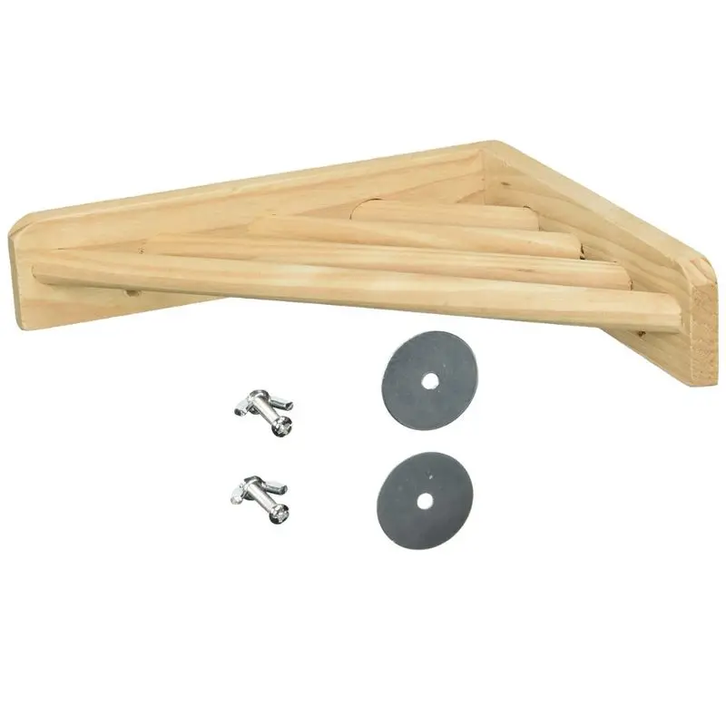 Pet деревянная полка угловая платформа для клетки птицы стенд хомяк