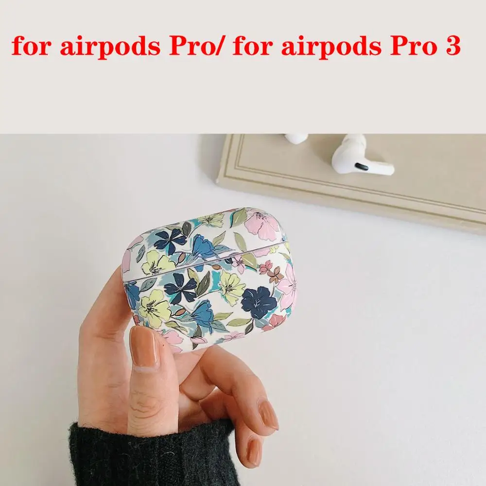 A2 for airpods Pro For AirPods Pro Case Earphone Case Gradient Rainbow Color /flower Protective case fundas For Air pods 1/2 cover for 에어팟 케이스 capa - Цвет: A2 for airpods Pro