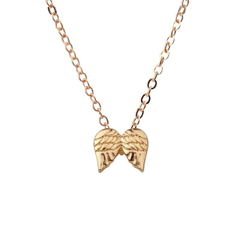 Kolye ангел панк Харадзюку цепные подвесные кольца аксессуары рельефные рельефы