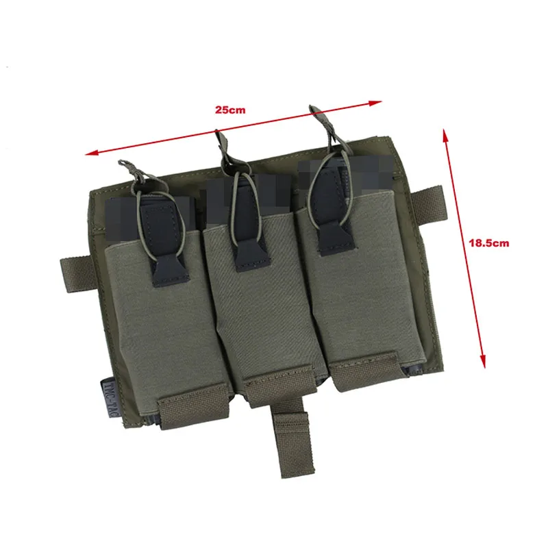 Сумка Тактическая Molle M4 с тройной магнитной сумкой TMC3465 BK/CB/RG для тактического