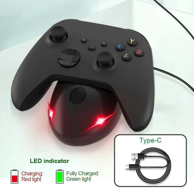 

X-box Handle Shark Charger General Charging Stand For X-BOX Series Handle Gamepad Charger Fast Charging With Status Indicator