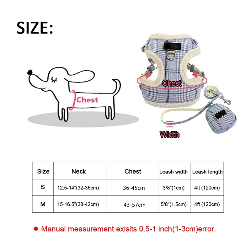 Мягкая шлейка-жилет для собак с сумкой регулируемый поводок чихуахуа щенков