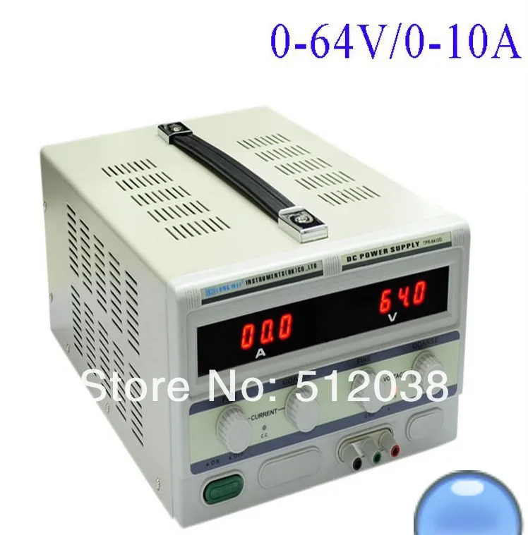 

Longwei TPR-6410D 64V/10A DC POWER SUPPLY 220V/110V