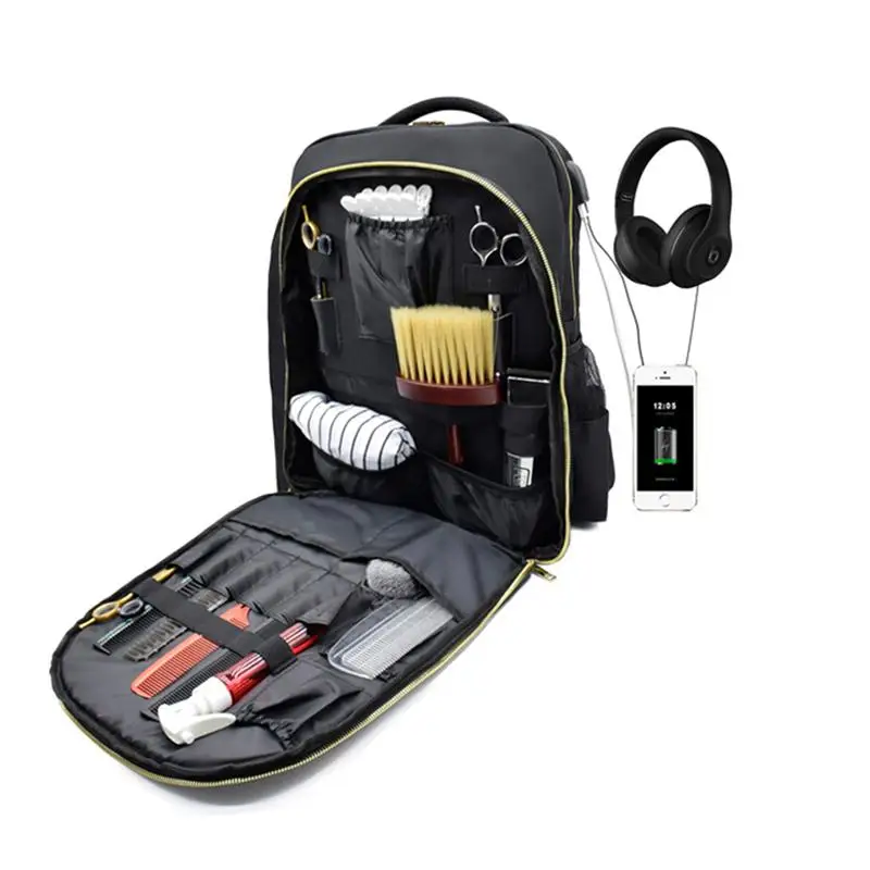 

1Pc Portable Barber Backpack Haircutting Tool Bag Multifunction Travel Backpack