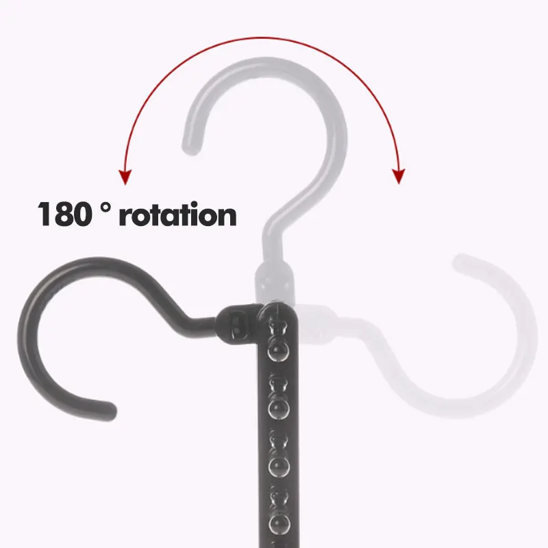 Вращающаяся вешалка для галстука регулируемая 20 рядов нескользящей крестовой