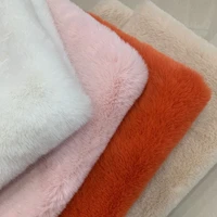faux fur 1000g rabbit fur 15mm warp knitted flannel mink fleece rabbit fleece faux fur fabric