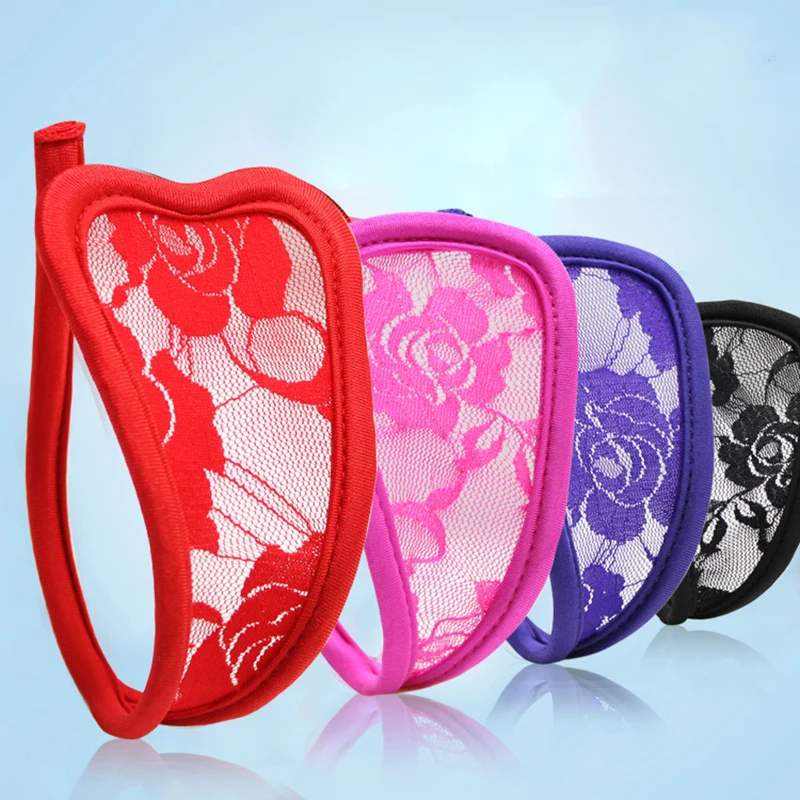 

Sexy Women's Underwear Lace Transparent C-type Panties Thong Women's G-string Panties Invisible Couple C-string Wholesale