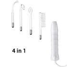 4 в 1 многофункциональный домашний аппарат для красоты стеклянная трубка аппарат для термической обработки волос, лечение лица 4 Сменная головка