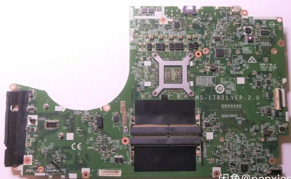 

KEFUMS-17821 VER 2.0 For MSI GT72S 6QF MS-1782 Notebook Motherboard CPU I7 6820HK DDR4 100% Test Work