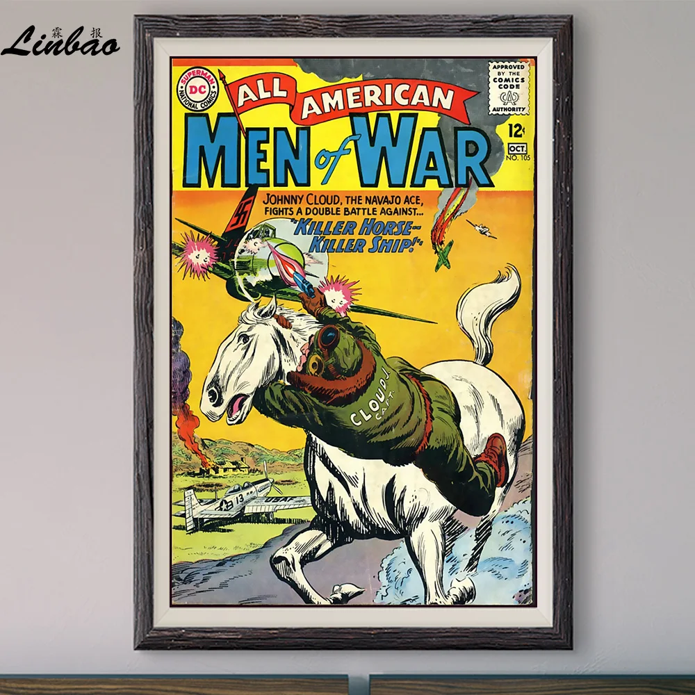 

V383 1964 Men Of War Vintage Classic Movie Print Silk Poster Home Deco Wall Art Gift