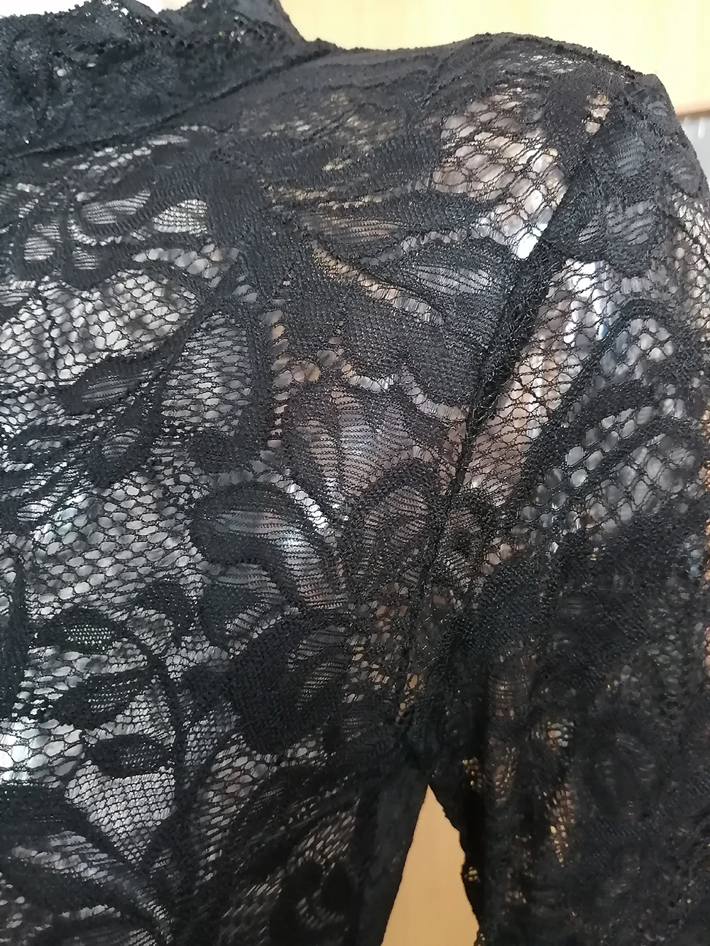 Women Spring Sexy Bodycon Lace Dress Long Sleeve Turtleneck Hollow Out Ruffles Mesh Dresses Night Club Party Elegant Vestidos | Женская