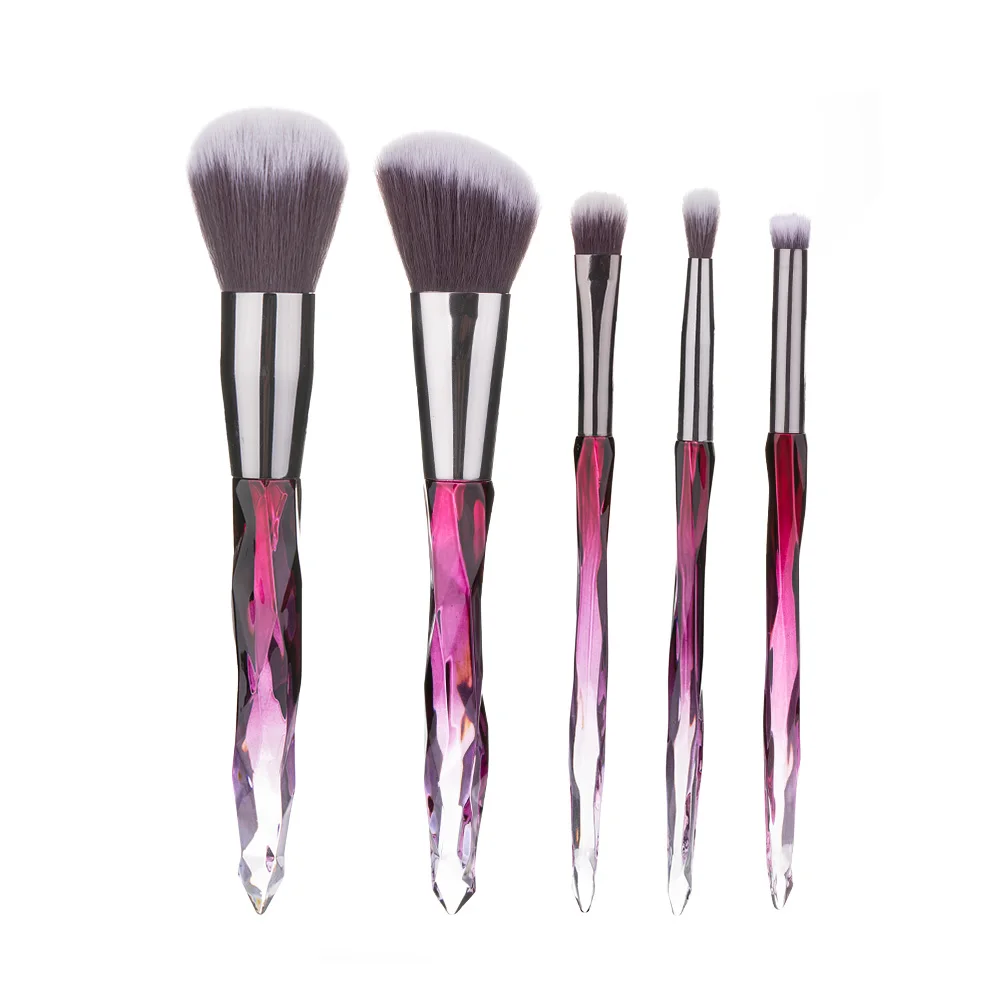 Акриловая ручка алюминиевая трубка нейлоновая Косметическая кисть набор кистей для макияжа Набор Профессиональные Тени для век кисти