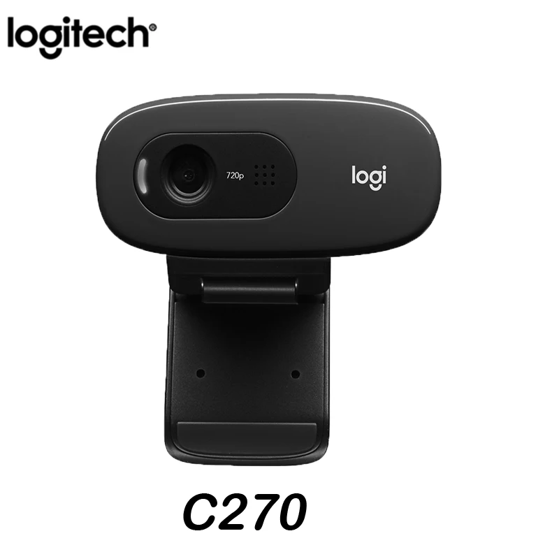 Оригинальная веб-камера Logitech C270 C270i HD 720P со встроенным микрофоном мини-камера для