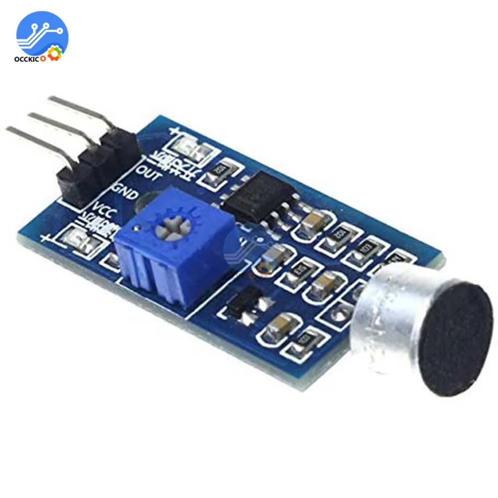 Микрофонный датчик Высокочувствительный звуковой модуль распознавания голоса