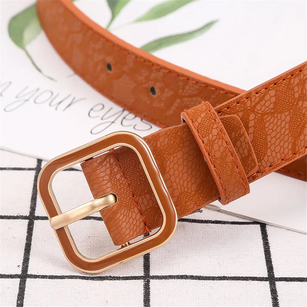 Цветочный скульптурный 3d пояс ремни для женщин модное узкое растягивающееся