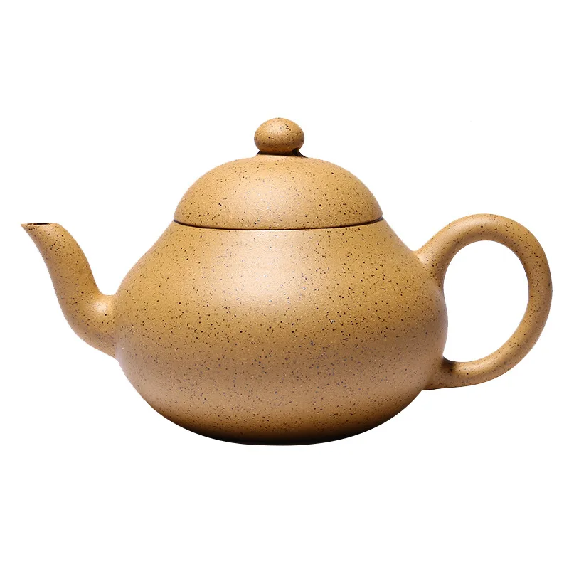 

Yixing purple clay teapot handmade raw ore sesame section mud pear shaped pot Kung Fu tea pot tea set goods