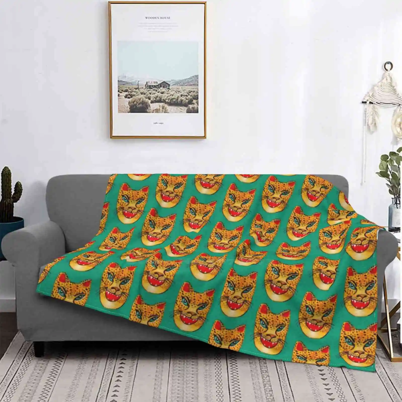 

Manta suave de moda para gato, guepardo, leopardo, animales, Nature