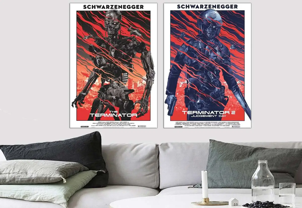 

Terminator Home Decor Wall Art Canvas Print dkm8485 -2 Pieces 50x70cm