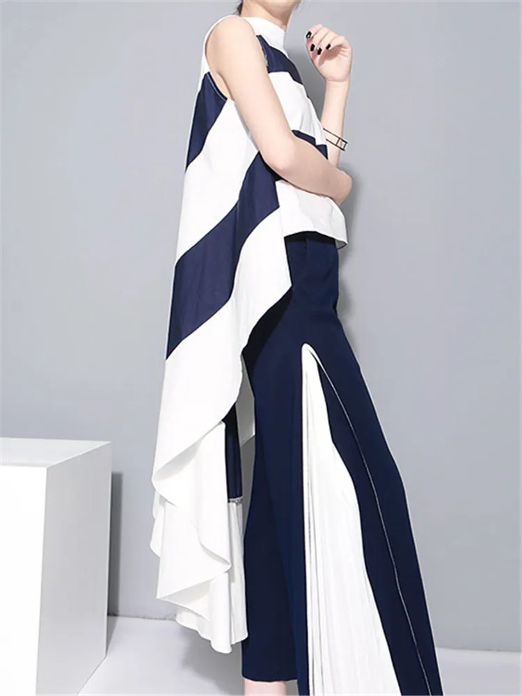 Блузка Zanzea Vadim женская с круглым вырезом шифоновая рубашка без рукавов принтом в