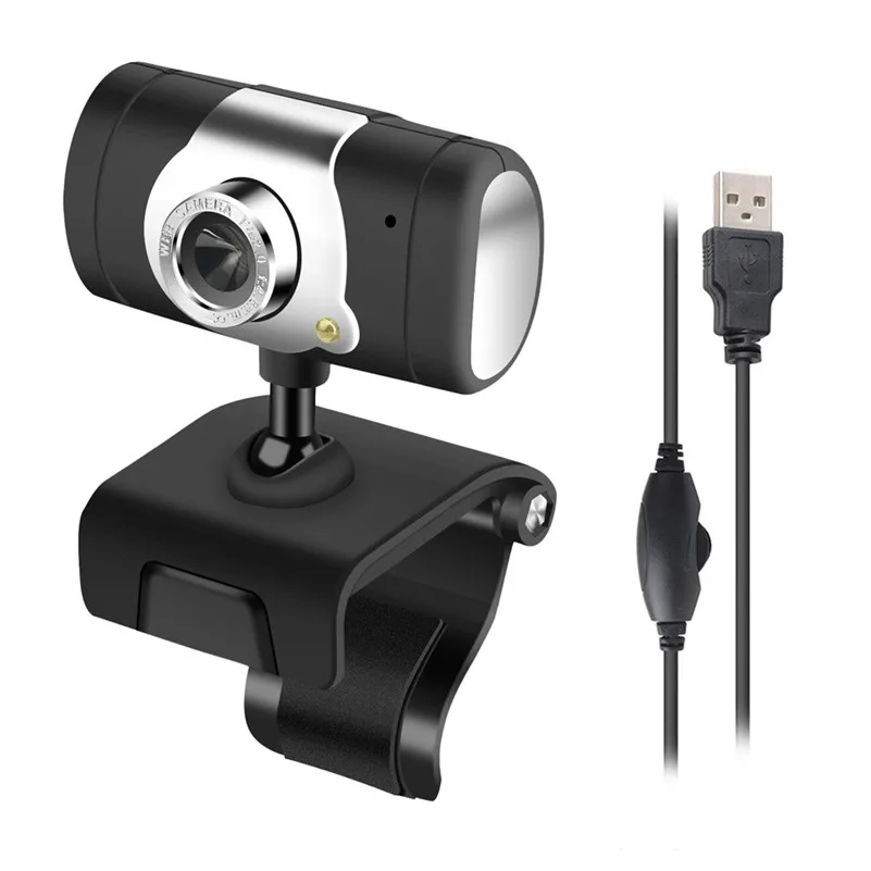 360 градусов вращающийся HD 12 мегапикселей USB2.0 веб камера с микрофоном клип на
