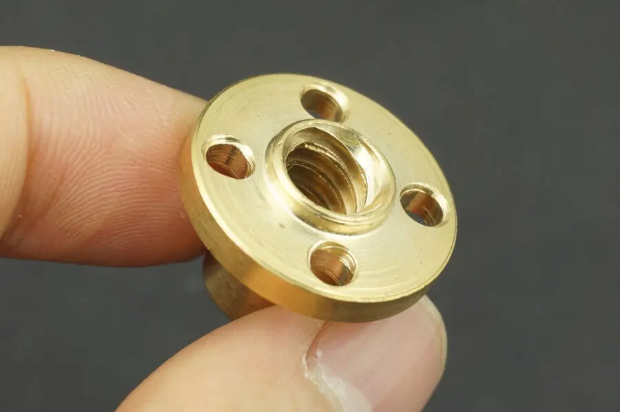 2 шт. универсальный сверхмощный латунный фланцевый зубчатый шкив диаметр 8 мм для