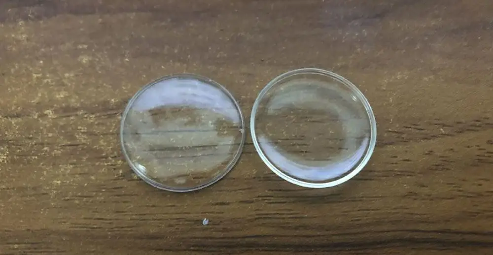 Бесплатная доставка 25 шт. наручные часы из хрустального акрила с высоким куполом