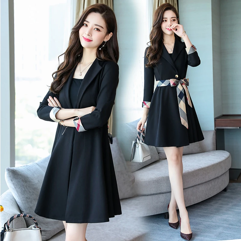 Женское платье с длинным рукавом Новинка осени 2018 облегающая темпераментная