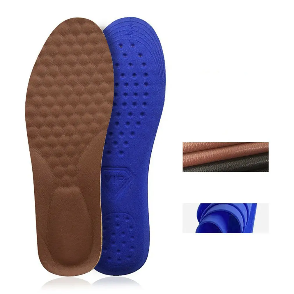 

Cowhide breathable sweat-absorbent sports leisure shock absorption insole men and women outdoor running comfortable insole
