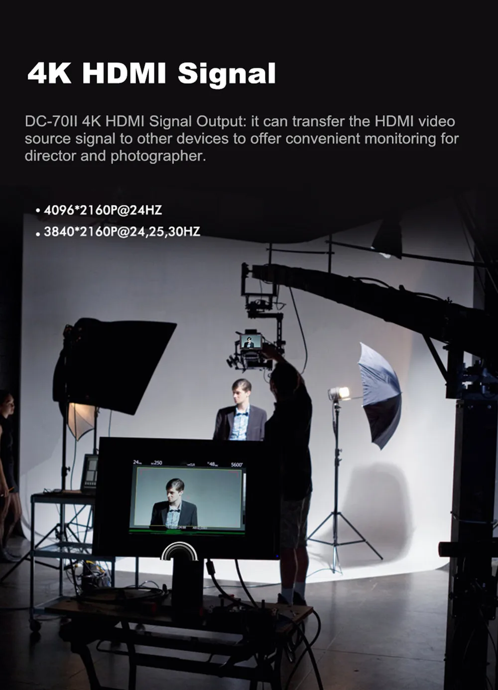 Viltrox 7 ''DC-70 II 1024*600 HD ЖК HDMI AV вход камера видео монитор дисплей полевой монитор для Canon Nikon DSLR BMPCC