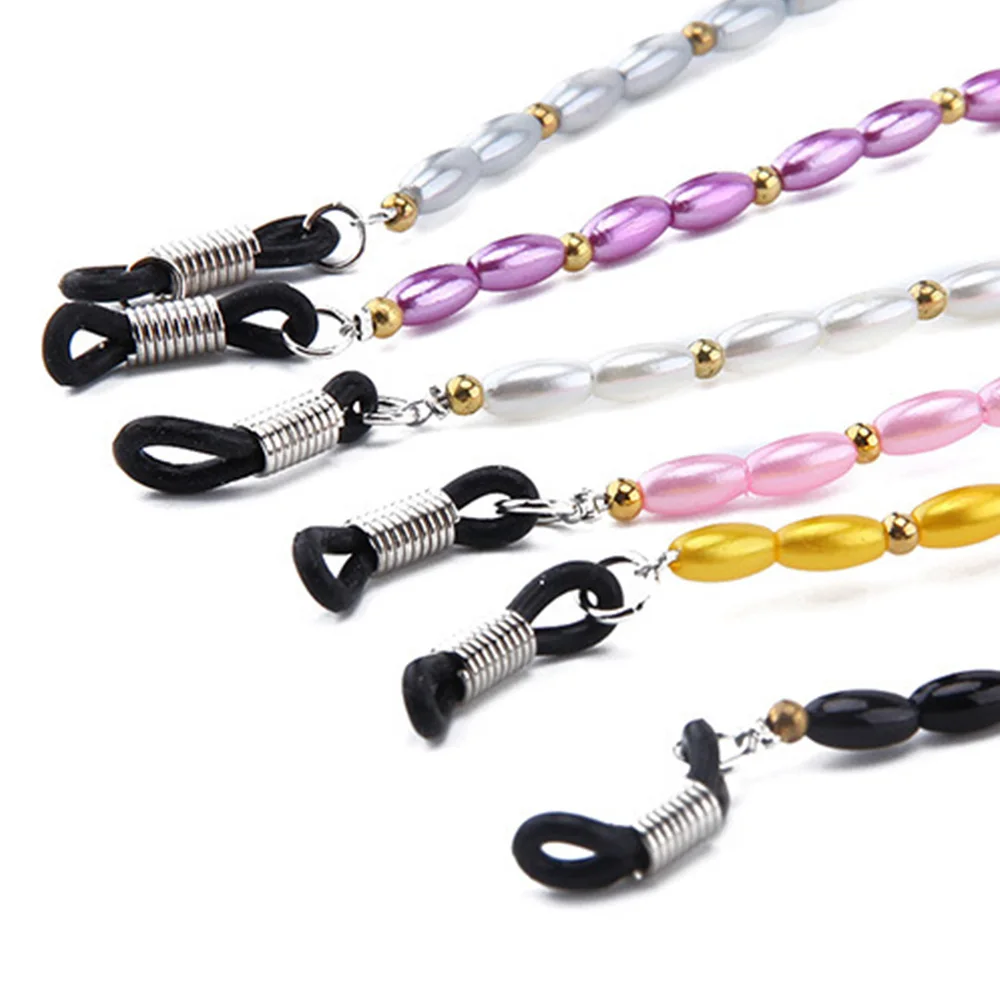 

1PC Eyeglass Chains Bead Chain Imitation Pearl material Chains Anti-slip Eyewear Cord Holder Neck Strap Reading Glasses Rope