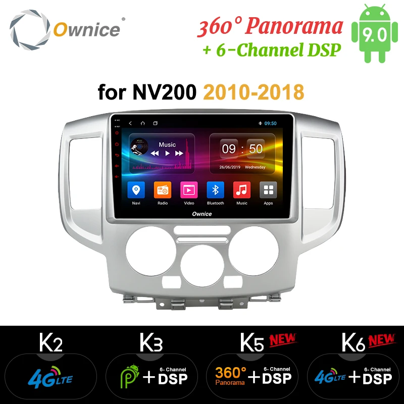 Ownice Octa Core 9 &quot360 панорамный оптический Android 0 автомобильный dvd плеер GPS для Nissan NV200