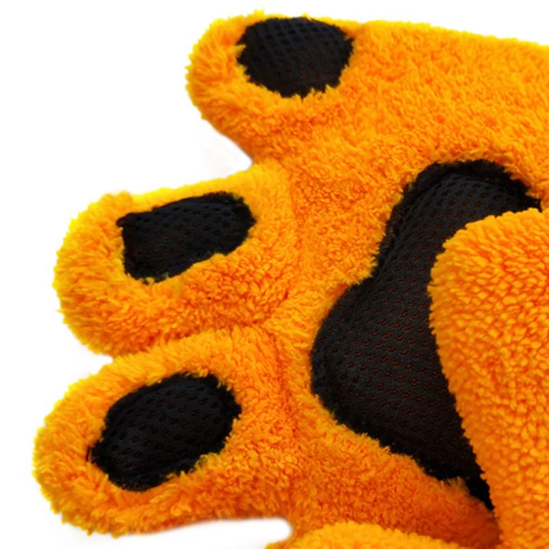 Перчатки для обработки домашних животных бархатные собак кошек ванны мягкая