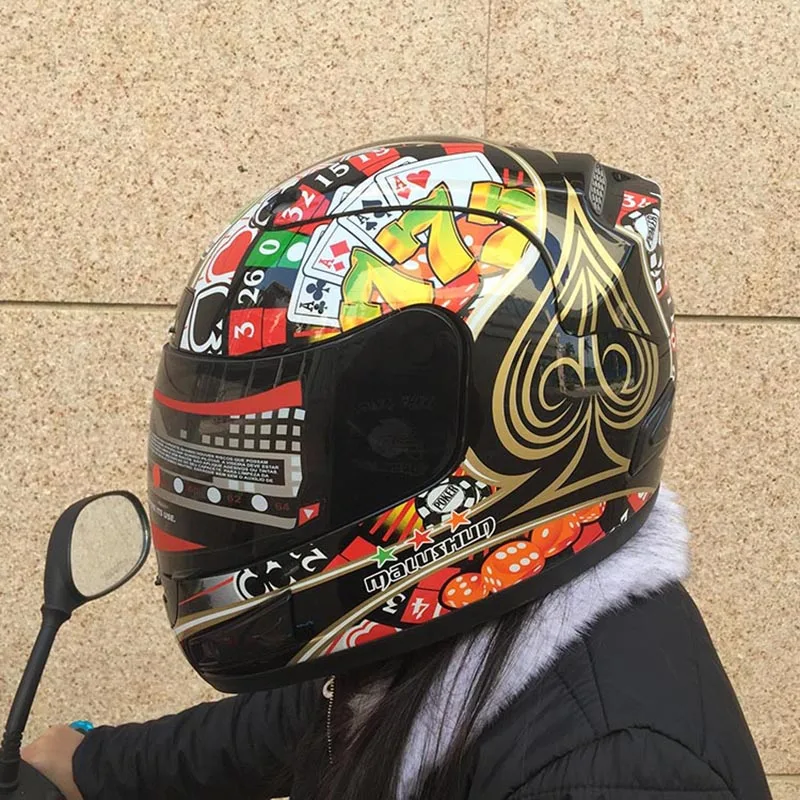 Бесплатная доставка полный уход за кожей лица мотоциклетный шлем catchword гоночный