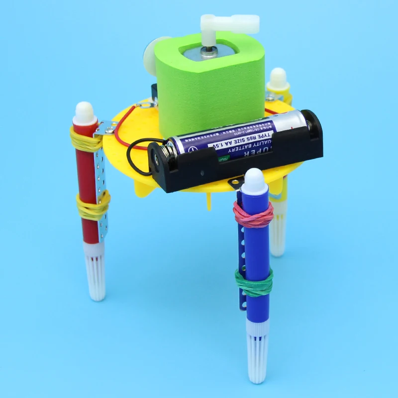 Креативный научный робот Gizmo DIY граффити детская головоломка собранная ручная