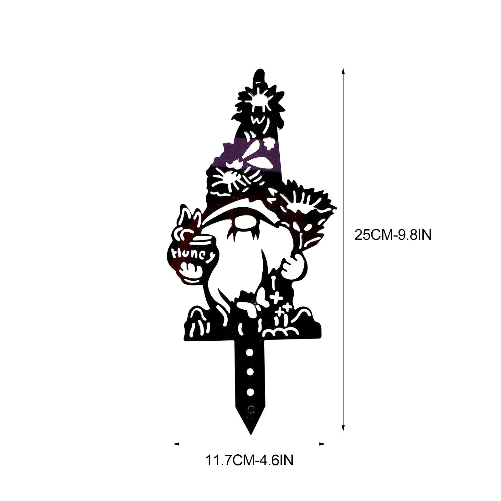 

Garden Goblin Plug-in Courtyard Decoration Faceless Doll Sign Acrylic Card