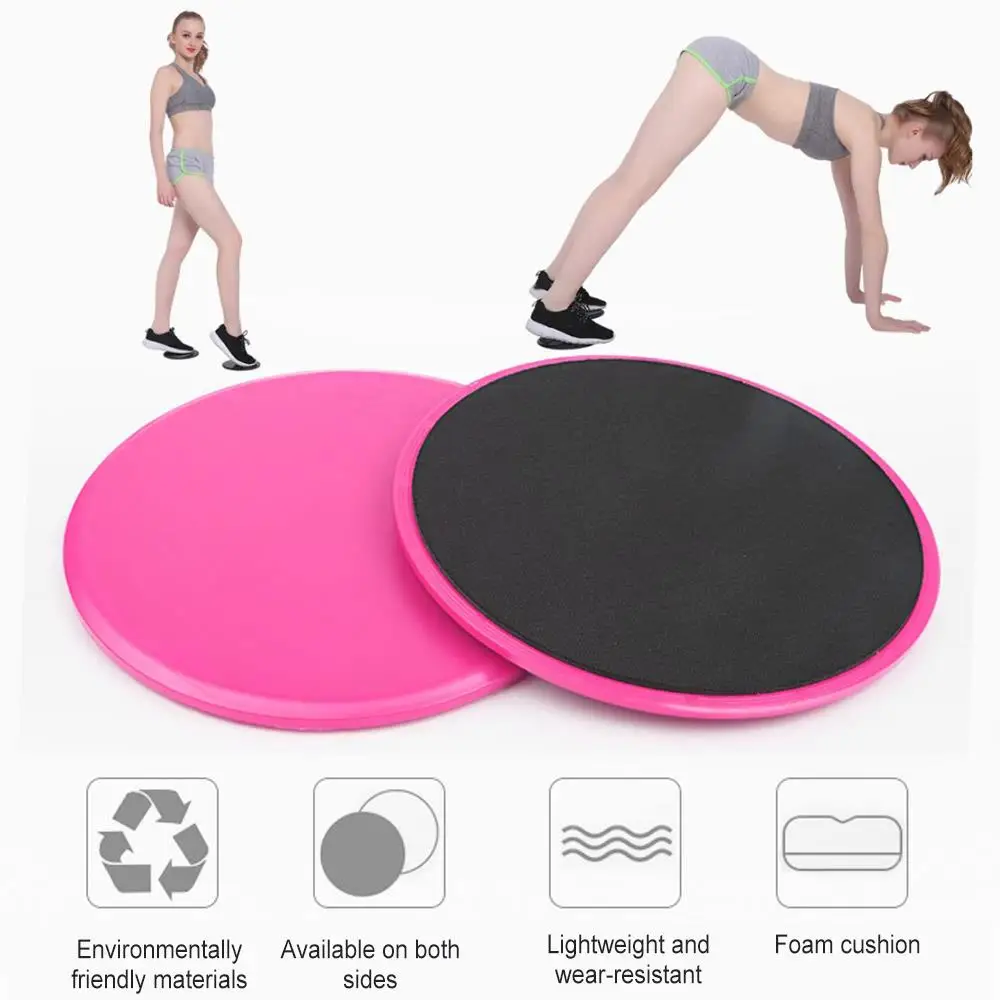 

Multifunction 2pcs/1pair EVA Abs Wheel Stovepipe Fitness Sliding Mat Fitness Disc Indoor Home Fitness Plate Work out Abdominal