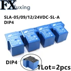 2 шт.лот реле питания SLA-05VDC-SL-A SLA-09VDC-SL-A SLA-12VDC-SL-A 5В 9В 12В 24В 30A 4PIN DIP4 T90 реле времени новое