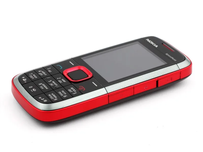 Разблокированный телефон Nokia 5130 XpressMusic 5130XM мобильный телефон Bluetooth FM Поддержка Русская клавиатура сотовый телефон
