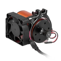 rc car motor heatsink cooling fan with thermal sensor cnc aluminum alloy clamp heatsink for 4268 4274 motors 18 110 rc cars