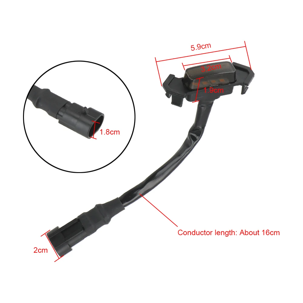 

4Pcs/Set 12V Car LED Grille Amber Lights Front Grille Lighting Kit with Wiring Harness For 2016-2020 Toyota Tacoma Accessories